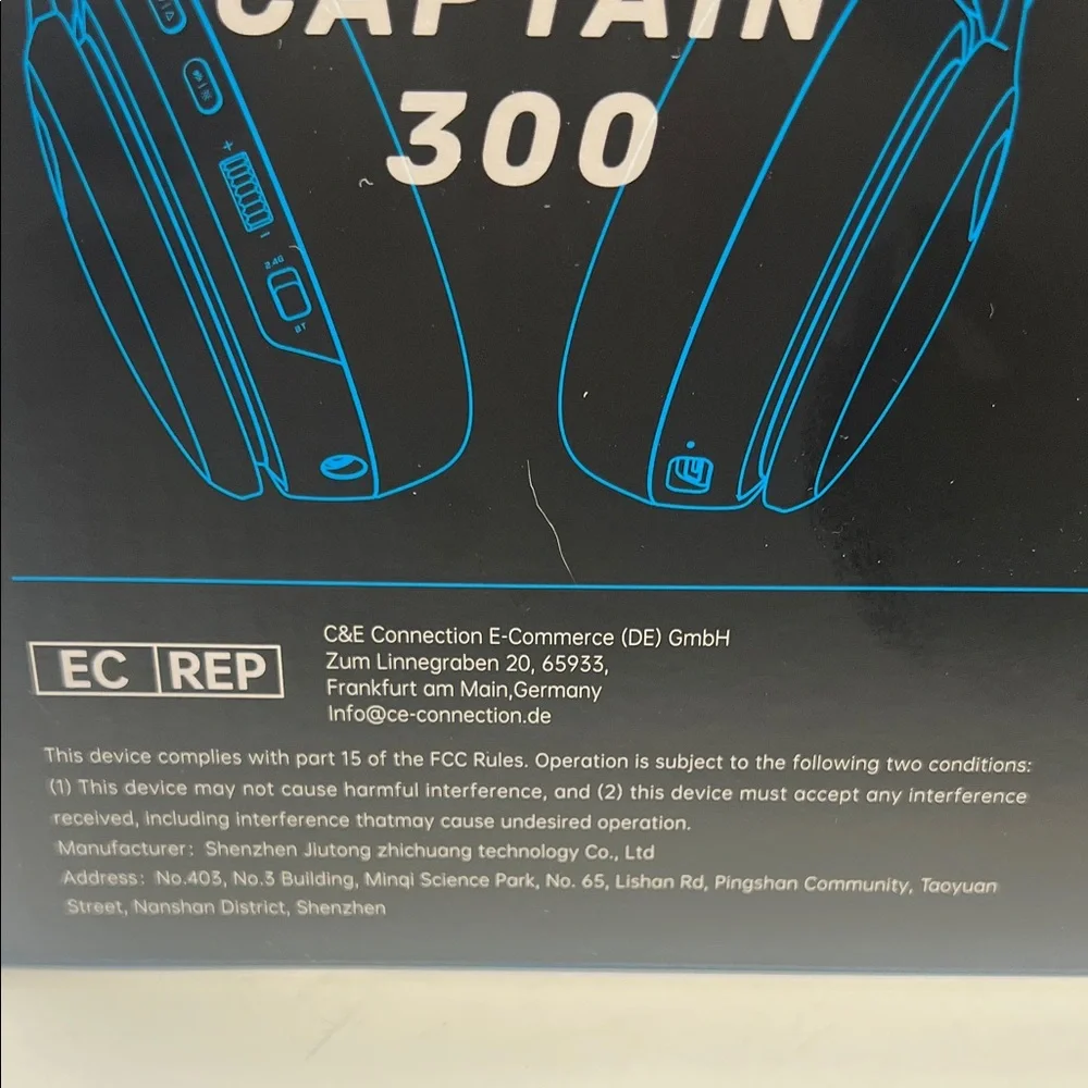 Captain 300 Gaming Headset - Black new in box and sealed